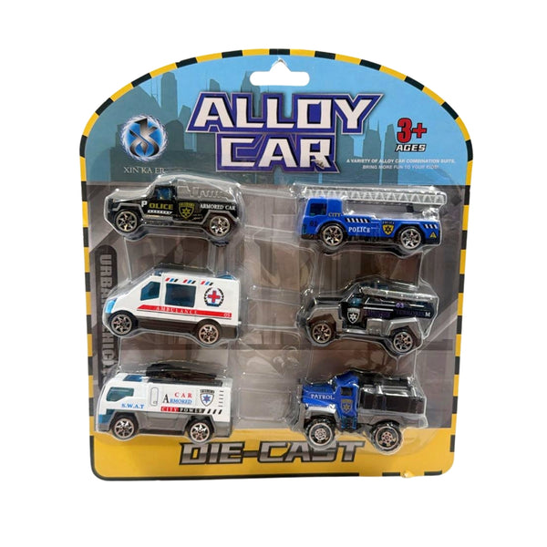 B1629644 SET DE CARROS 6PZ EN BS  CON 1 PZ O CAJA CON 144 PZS
