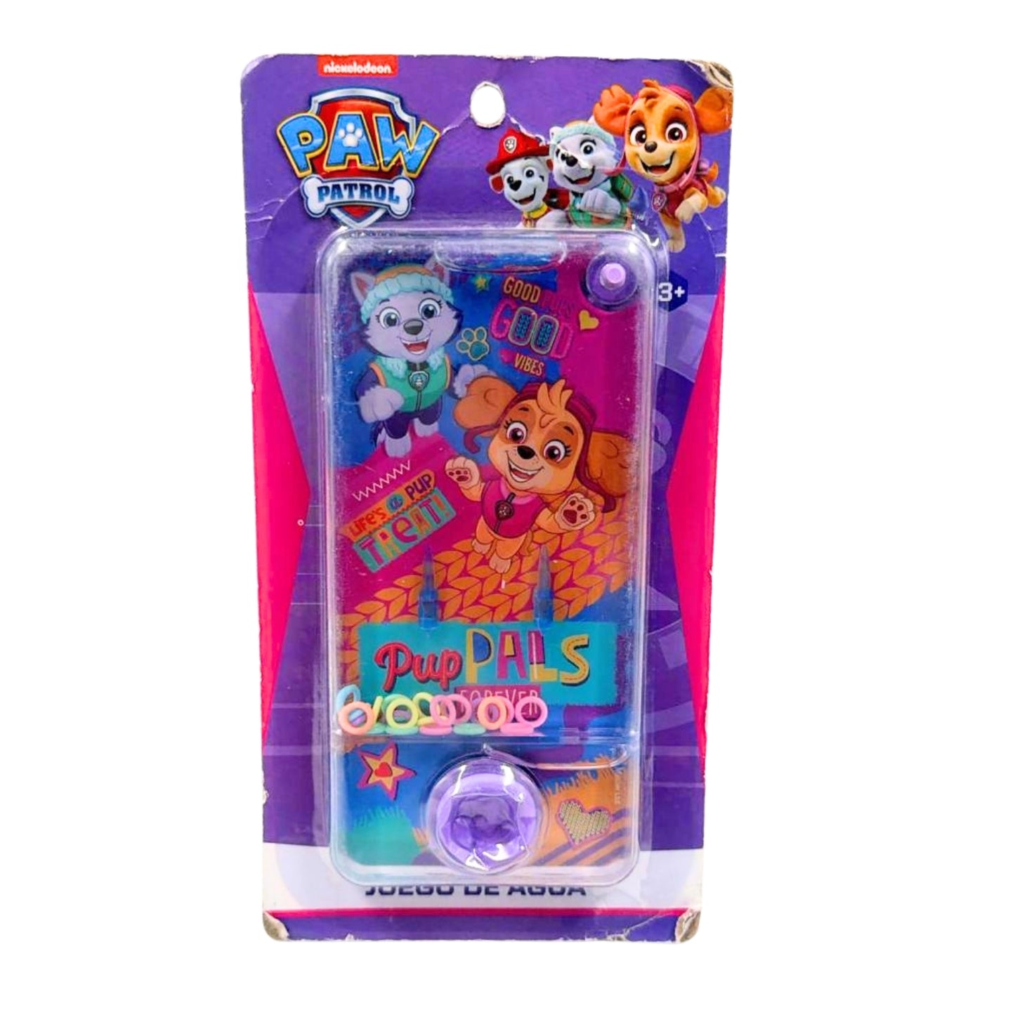 T380154 JUEGO DE AGUA PAW PATROL 2 SURT. EN BS CON 1 PZ O CAJA CON 120 PZS