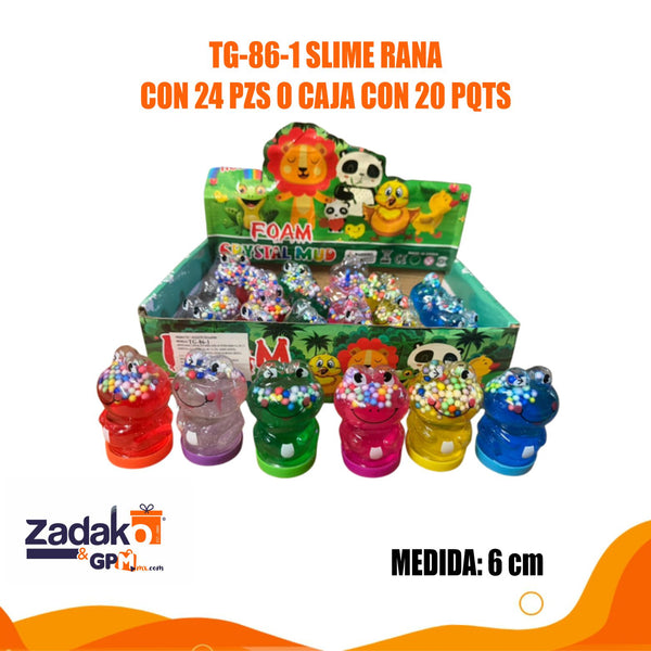 TG-86-1 SLIME RANA CON 24 PZS O CAJA CON 20 PQTS