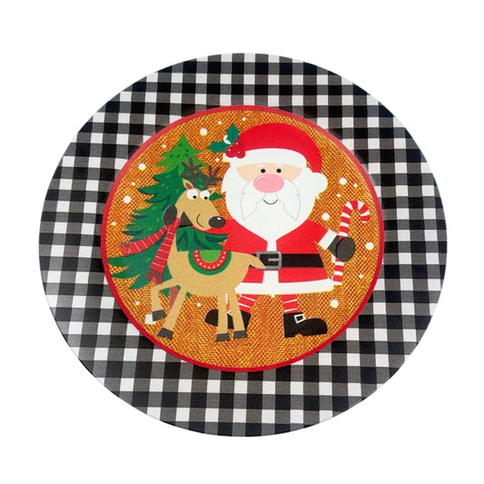 GA-0152A-13 PLATO DE NAVIDAD CON 1 PZ O CAJA CON 50 PZS