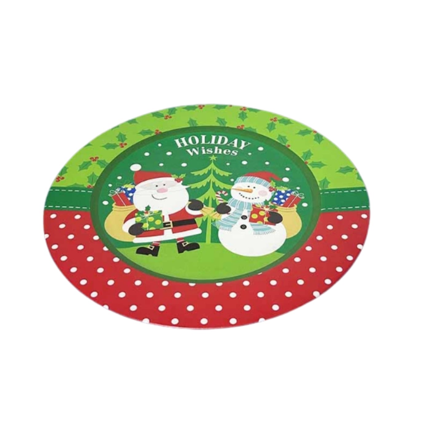 GA-0152B-13 PLATO DE NAVIDAD CON 1 PZ O CAJA CON 50 PZS