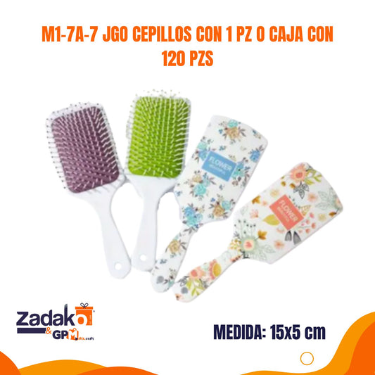 M1-7A-7 JGO CEPILLOS CON 1 PZ O CAJA CON 120 PZS