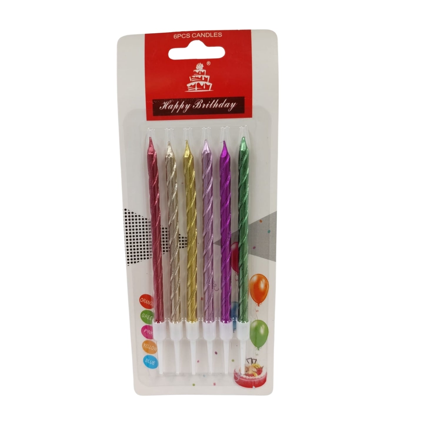 ZM853-1C-2 BLISTER DE 6 VELAS CON 1 PZ O CAJA CON 576 PZS