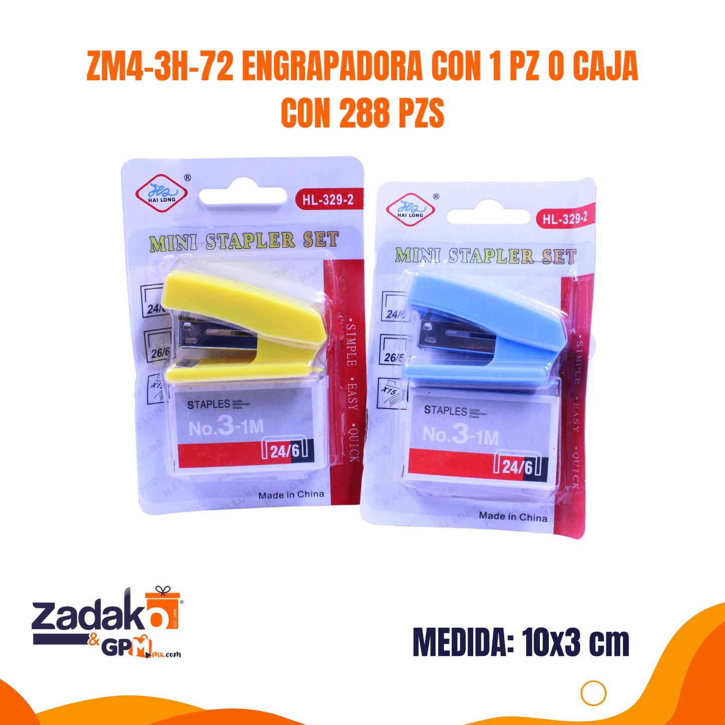 ZM4-3H-72 ENGRAPADORA CON 1 PZ O CAJA CON 288 PZS