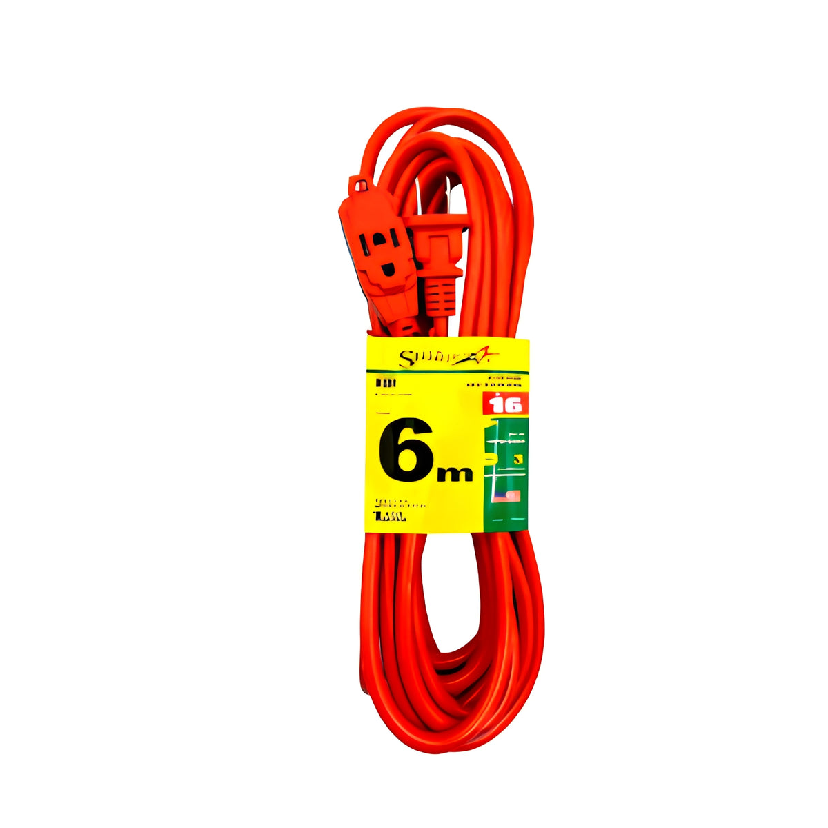 EXTENSION NARANJA No. 16 DE 6 METROS STARLUX CON 1 PZ O CAJA CON 20 PZS
