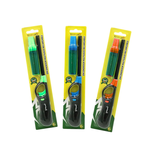 ENCENDEDOR ELECTRONICO RECARGABLE COLOR STARLUX CON 50 PZS O CAJA CON 20 PQTS