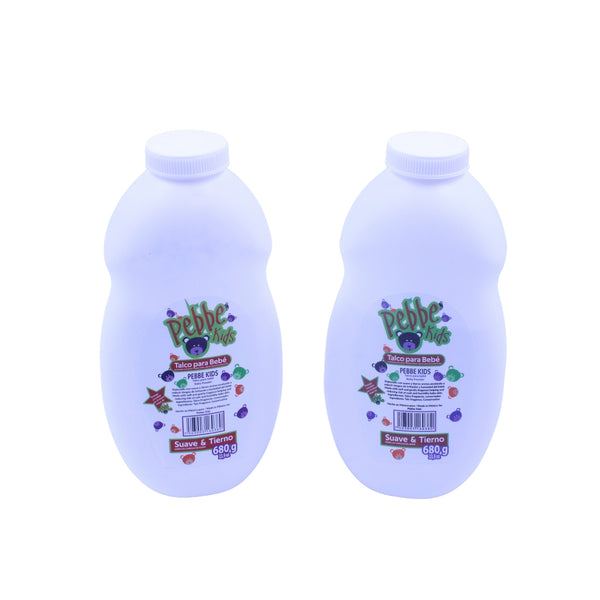 TALCO PARA BEBE BLANCO 680 GR CON 1 PZ O CAJA CON 12 PZS