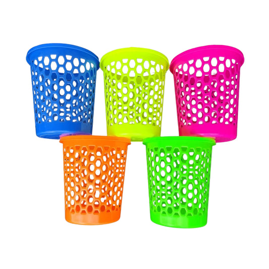 N-GPM-14563  CESTO PAPELERO JUPITER TRASLUCIDO CON 1 PZ O CAJA 50 PZS