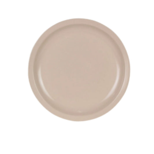 N-GPM-14596  PLATO TAQUERO BEIGE CON 1 PZ O CAJA CON 100 PZS