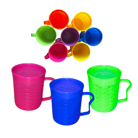 N-GPM-14598  TAZA RATTAN TRASLUCIDA CON 1 PZ O CAJA CON 60 PZS