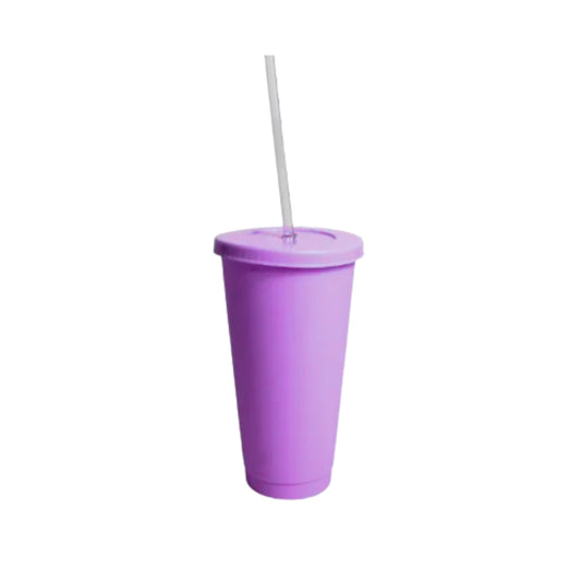MX-716(0145) VASO SIRENA 16 OZ MORADO TERESA CON 1 PZ O CAJA CON 48 PZS
