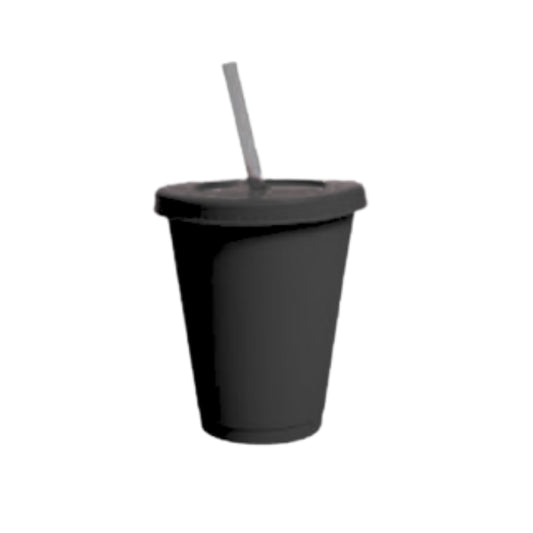 MX-716(0191) VASO SIRENA 16 OZ NEGRO CON 1 PZ O CAJA CON 48 PZS
