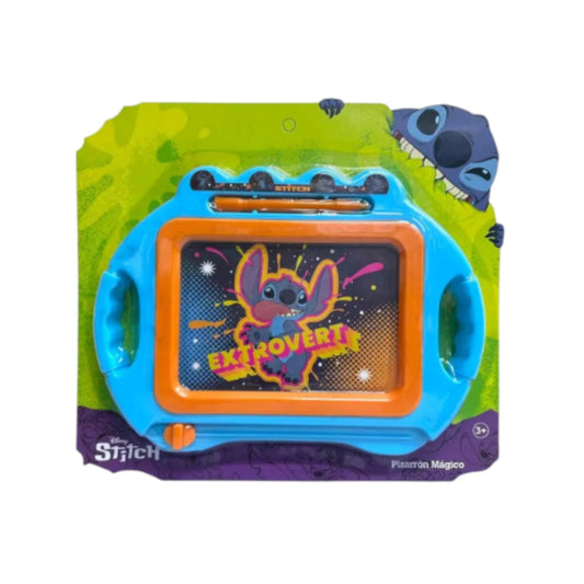 T380175 PIZARRON MAGICO STICH 3 SURT CON 1 PZ O CAJA CON 108 PZS