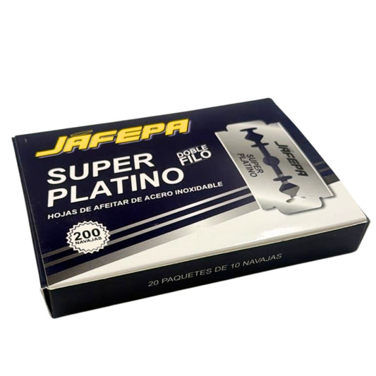 JFC100 NAVAJA DE AFEITAR DOBLE FILO JAFEPA CON 10 PAQ O CAJA CON 100 PQTS