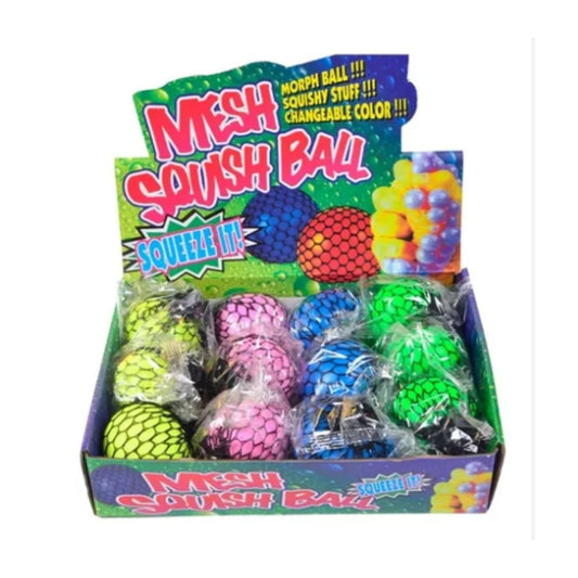 ZM87-5E-6 PELOTA ANTIESTRES 6 CM CON 12 PZS O CAJA CON 24 PQTS