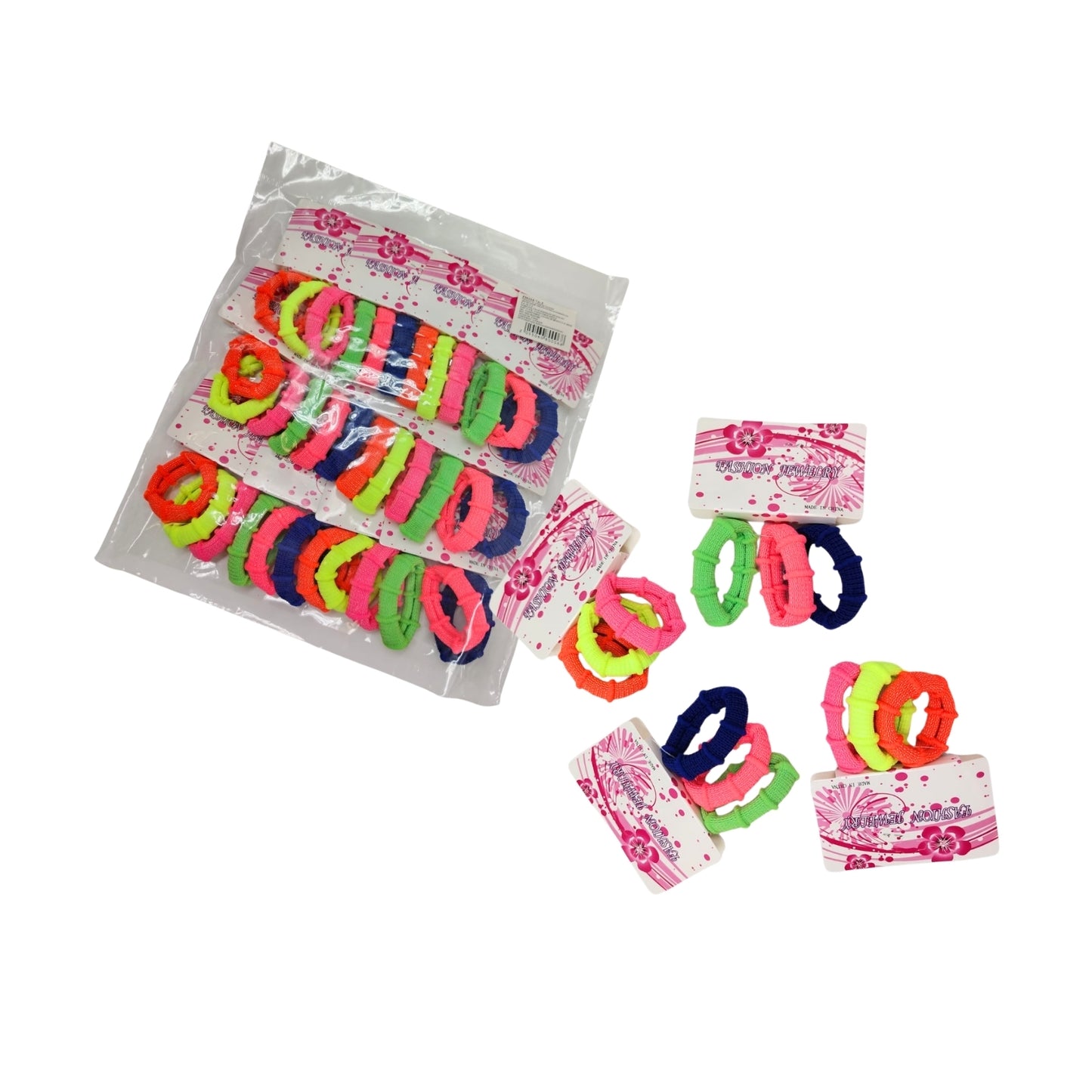 ZM164-7A-2 LIGAS DONAS PARA CABELLO 5 CM CON 1 PQT O CAJA CON 120 PQTS