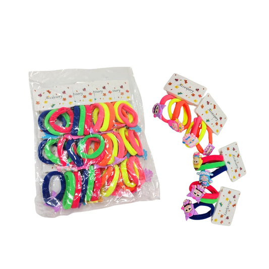 ZM164-30A-1 LIGAS DONAS PARA EL CABELLO 5 CM CON 1 PQT O CAJA CON 120 PQTS