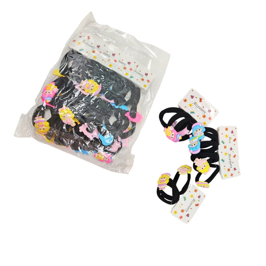 ZM164-30A-17 LIGAS DONAS PARA EL CABELLO 5 CM CON 1 PQT O CAJA CON 120 PQTS