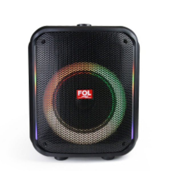 FS-L1218 BOCINA TWS RECARGABLE PORTÁTIL CON LUZ RGB CON 1 PZ O CAJA CON 2 PZS