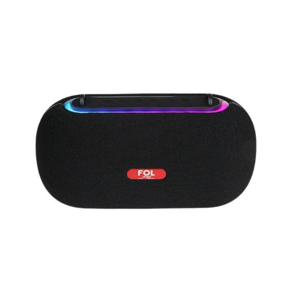 FS-R317 BOCINA TWS PORTÁTIL RECARGABLE, CON LUZ RGB RUIDO BLANCO Y CORREA CON 1 PZ O CAJA CON 12 PZS