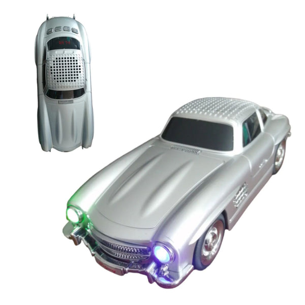 BS-V17 ALTAVOZ PORTATIL BLUETOOTH EN FORMA DE COCHE CLASICO CON 1 PZ O CAJA CON 20 PZS