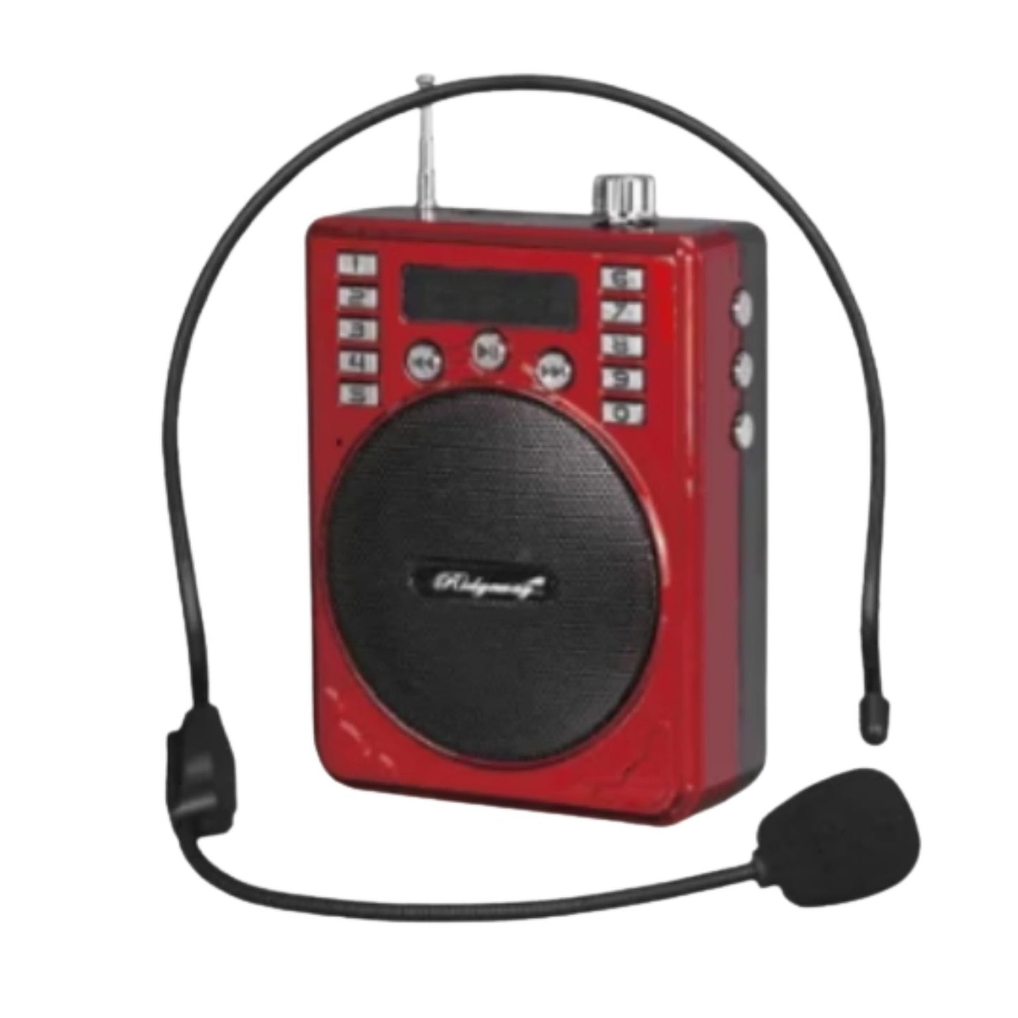 SPE-558W BOCINA CON REPRODUCTOR FM Y REPRODUCTOR DE MUSICA DE SOPORTE  DIGITAL CON 1 PZ O CAJA CON 50 PZS
