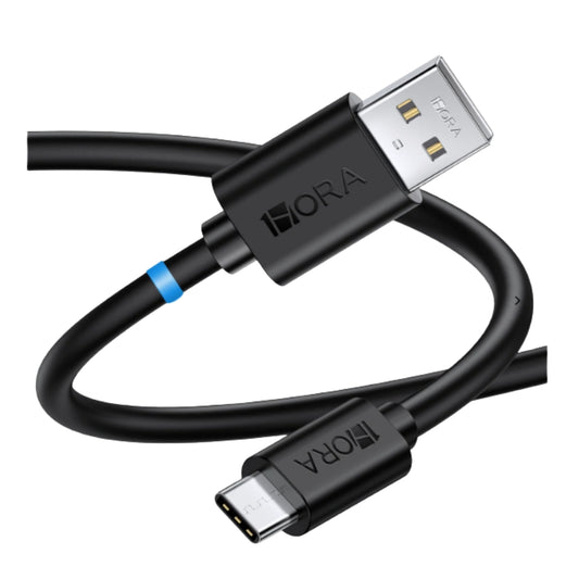 CAB185 CABLE USB TIPO C 2.1A 2M 1 HORA CON 1 PZ O CAJA CON 200 PZS