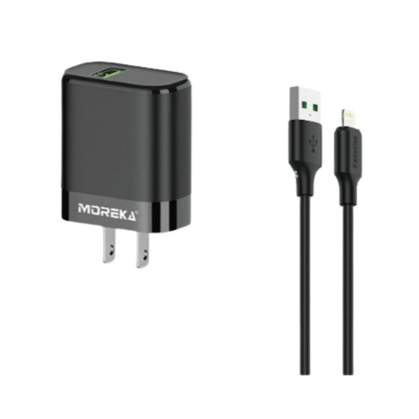 MR2888 COMBO CARGADOR USB IP 1M 2.4A CON 200 PZS