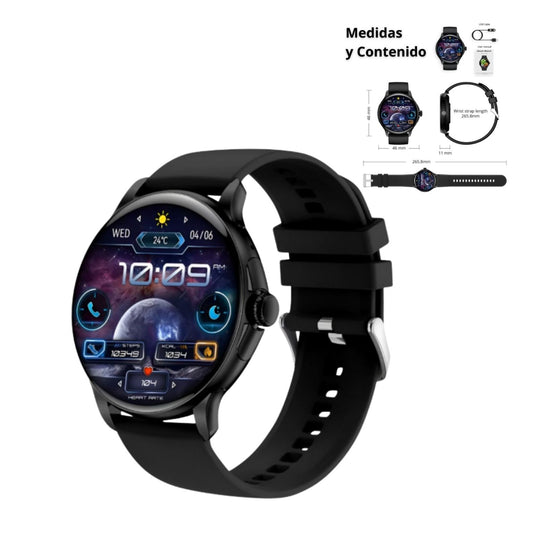 R08 RELOJ INTELIGENTE RESISTENTE AL AGUA IP68 CON 1 PZ O CAJA CON 50 PZS