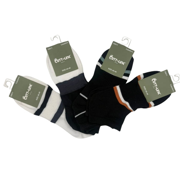 G8011 CALCETIN DEPORTIVA CON 1 PZ O CAJA CON 1188 PZS