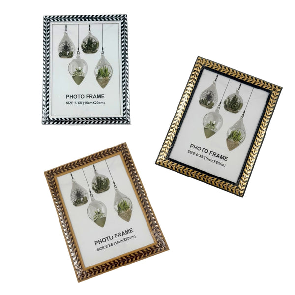 8283-2D-C PORTARETRATO PLASTICO 6x8 PULGADAS 3 MOD EMPLAYADO CON 1 PZ O CAJA CON 72 PZS