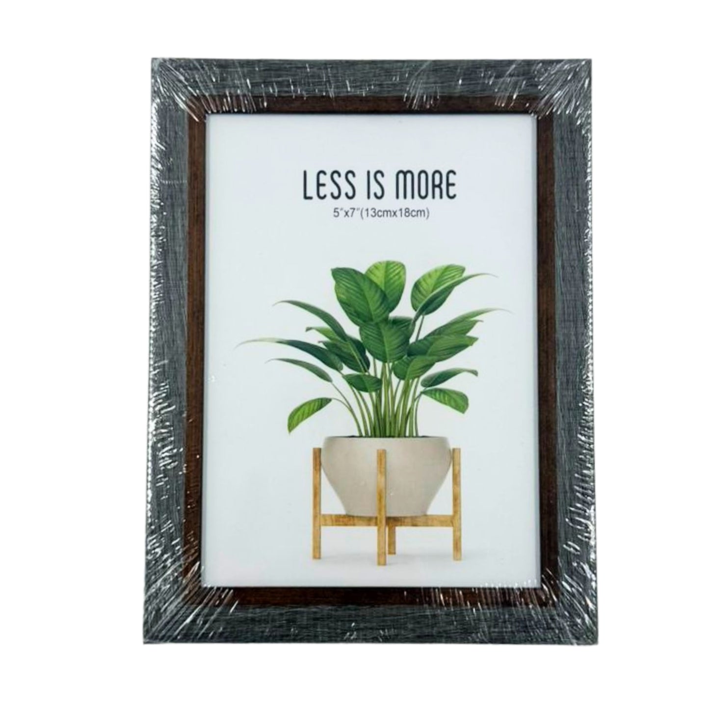 MG2212B PORTARETRATO PLASTICO 5 x7 PULGADAS 3 MOD EMPLAYADO CON 1 PZ O CAJA CON 66 PZS