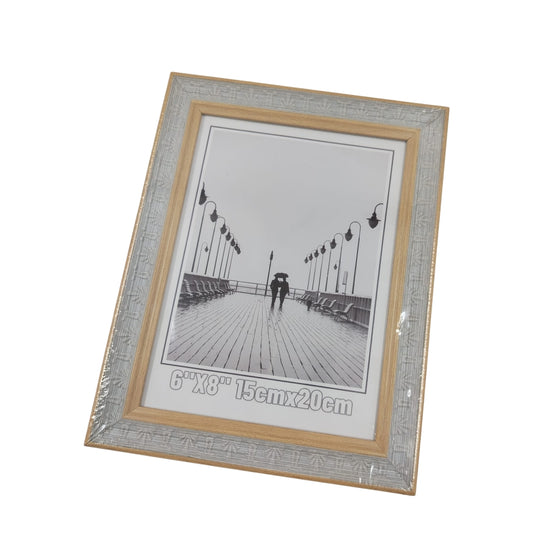 MG2303C  PORTARETRATO PLASTICO 6x8 PULGADAS 3 MOD EMPLAYADO CON 1 PZ O CAJA CON 72 PZS