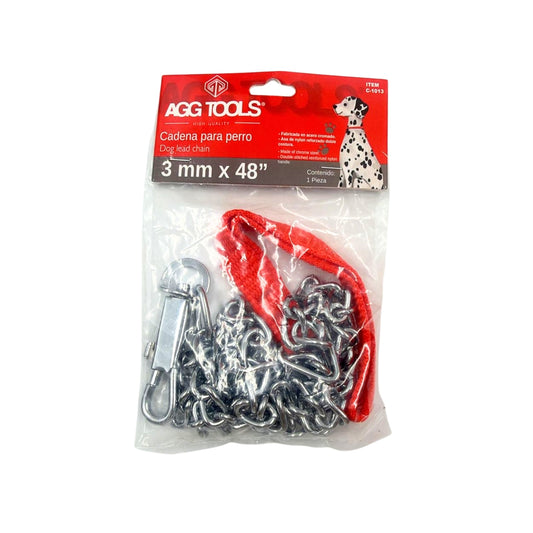 C1013 CADENA PARA PERRO 3.0 MM CON 1 PZ O CAJA CON 120 PZS