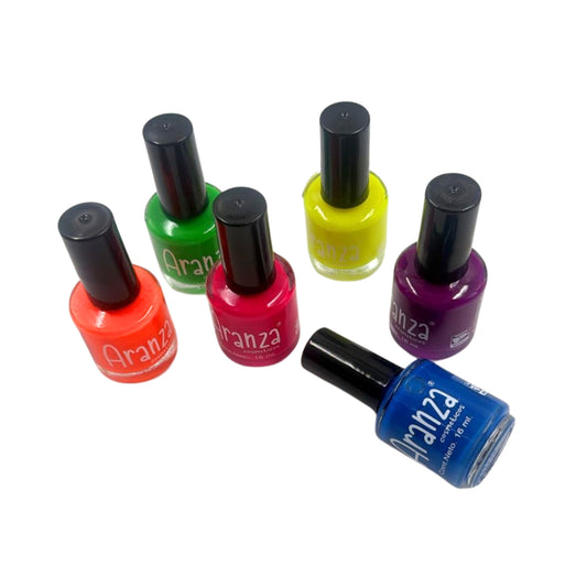 ESMALTE NEON CON 1 PZ O CAJA CON 560 PZS