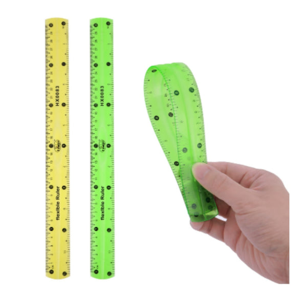 UD-3015B REGLA PLASTICA FLEXIBLE CON 1 PZ O CAJA CON 1200 PZS
