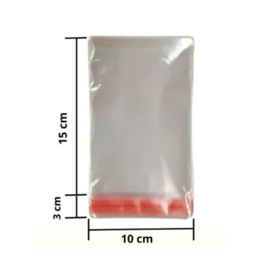 BOLSA CELOFAN SP 10X15 PQT CON 100 PZS O CAJA CON 420 PQTS