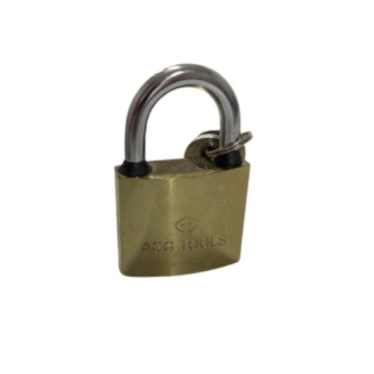 C1029 CANDADO HIERRO 50MM BRASS CON 1 PZ O CAJA CON 60 PZS