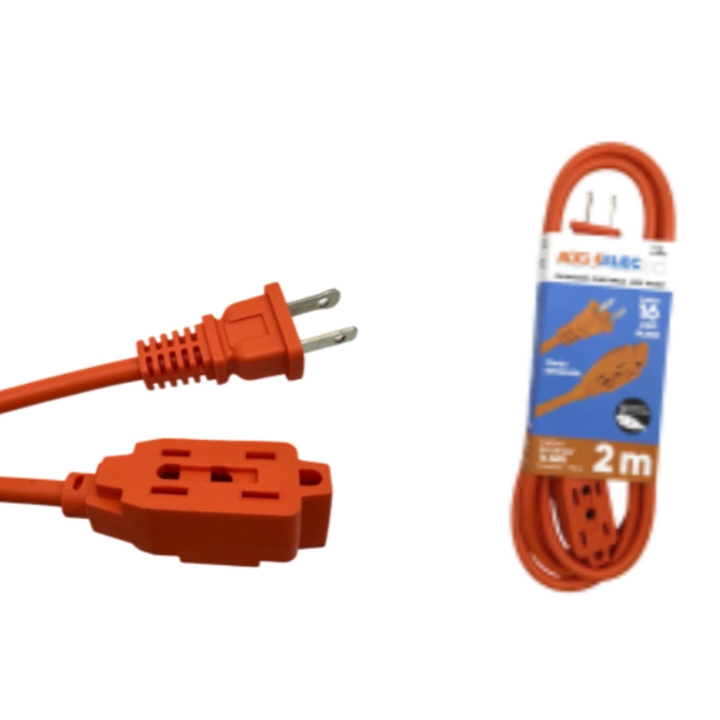 E0562 EXTENSION ELECTRICA H.D. 2 MTRS CON 1 PZ O CAJA CON 45 PZS