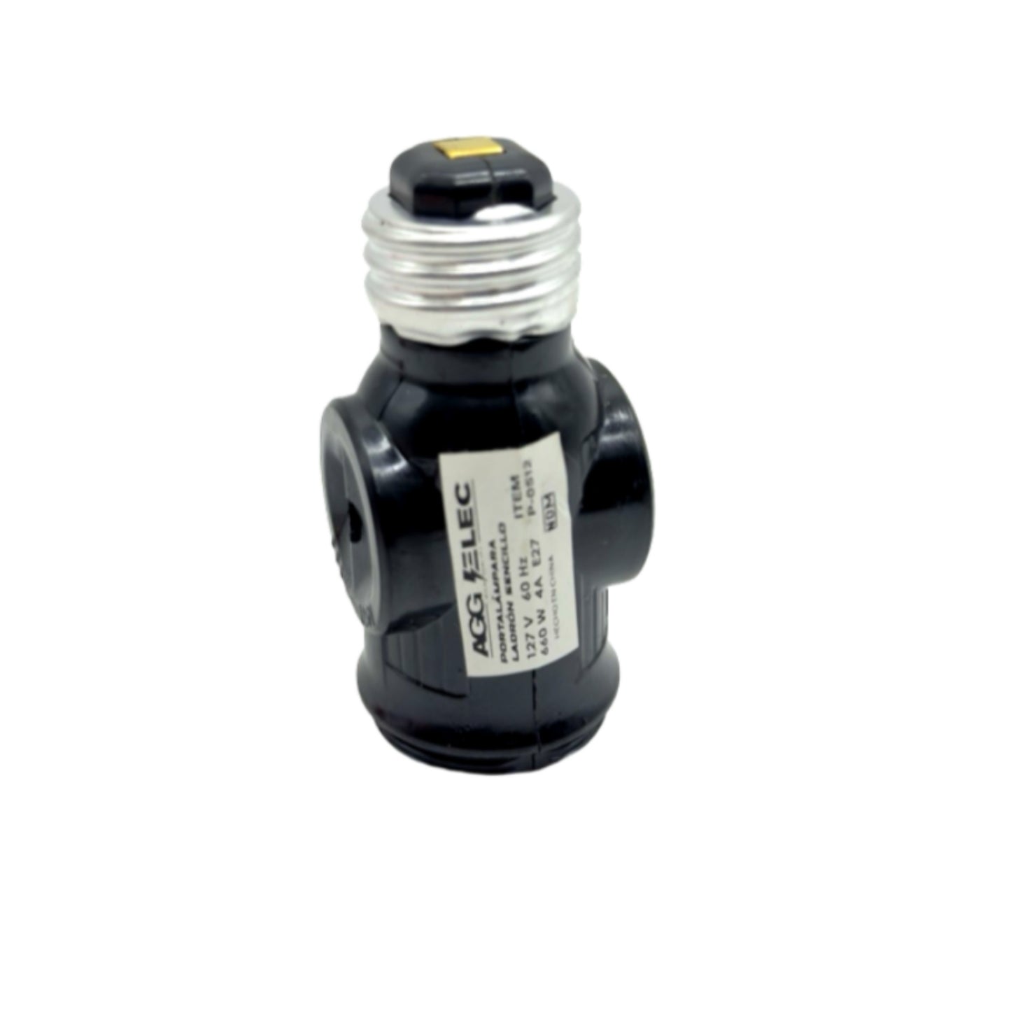 P512 PORTA LAMPARA LADRON CON 1 PZ O CAJA CON 300 PZS