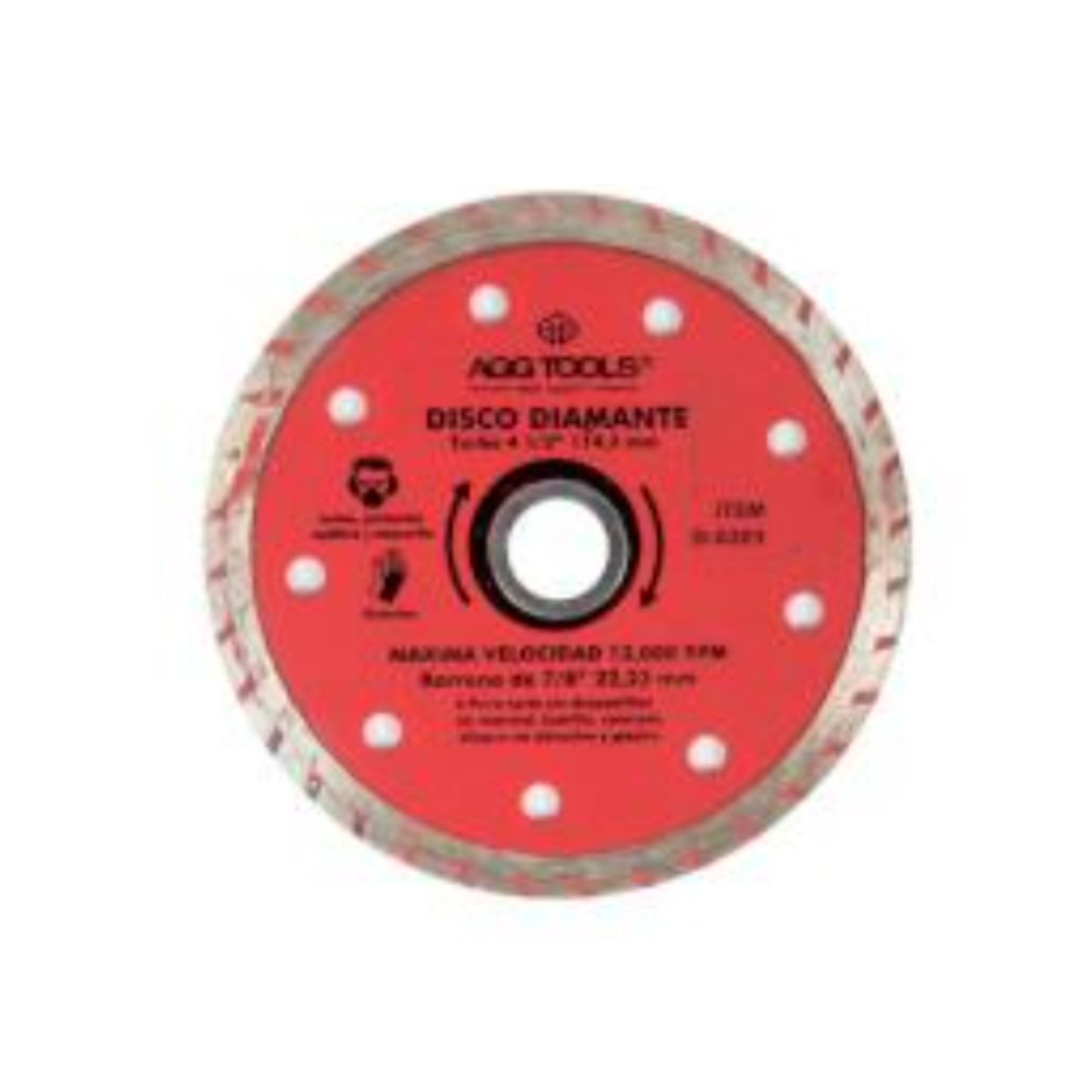 D0203 DISCO DIAMANTE 4-1/2 PULGADAS TURBO CON 1 PZ O CAJA CON 144 PZS