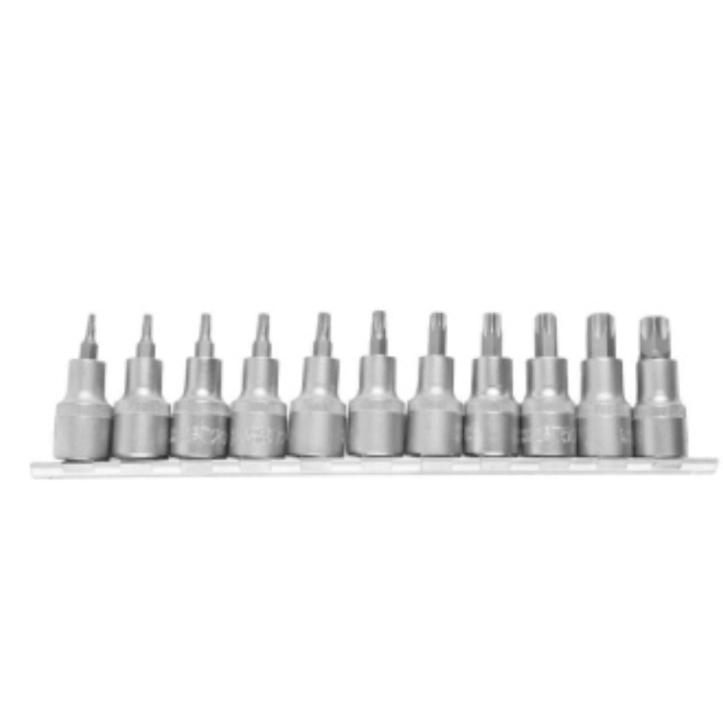 D0200 DADOS PUNTA TORX 11 PZ. 1/2 PULGADAS CON 1 PZ O CAJA CON 24 PZS