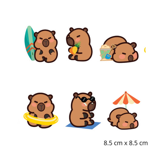 191-969 TRENDY STICK FIG VINIL CAPIBARA CON 1 PZ O CAJA CON 6 PZS