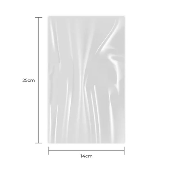 BOLSA CELOFAN LISA 14X 25 PQT 100 PZS O CAJA CON 5 PQTS