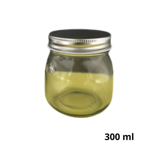 N-GPM-16129  AV-4784A-2 FRASCO VIDRIO CON TAPA 300 ML CON 1 PZ O CAJA CON 72 PZS