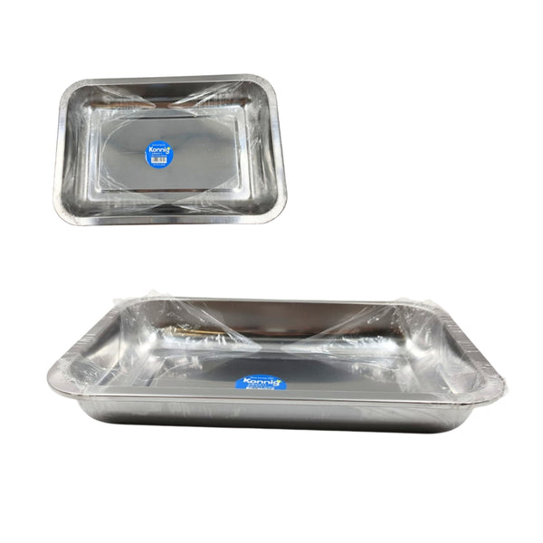 KBXG11 CHAROLA DE METAL 32x22x4.8 CM CON 1 PZ O CAJA CON 120 PZS