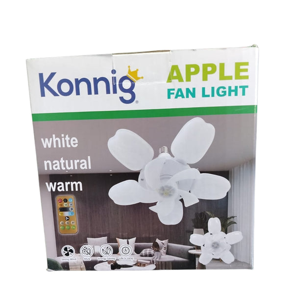 KFSD02 FOCO DE LED VENTILADOR CON MANDO CON 1 PZ O CAJA CON 40 PZS