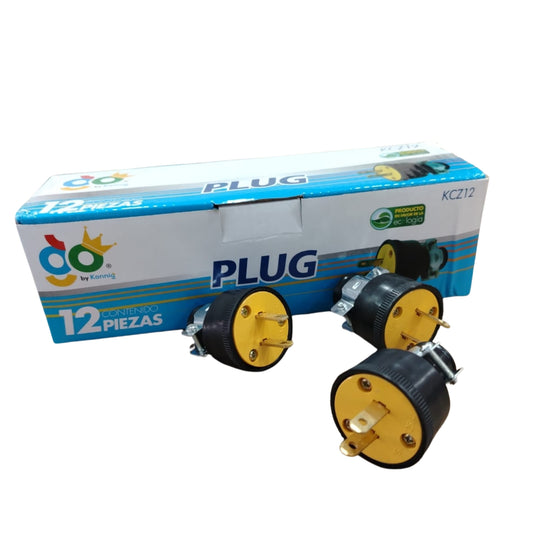 KCZ12 CLAVIJA INDUSTRIAL SEMIREFORZADA CON 12 PZS O CAJA CON 25 PQTS