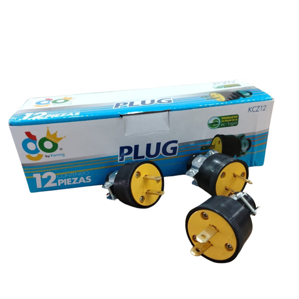 KCZ12 CLAVIJA INDUSTRIAL SEMIREFORZADA CON 12 PZS O CAJA CON 25 PQTS