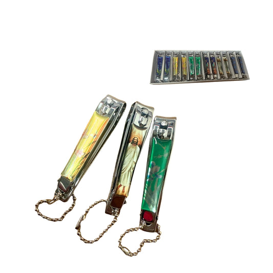 KCU03 DISEÑO CORTA UÑAS CON DISEÑO 1 PAQUETE CON 12 PIEZAS, O CAJA CON 100 PQTS